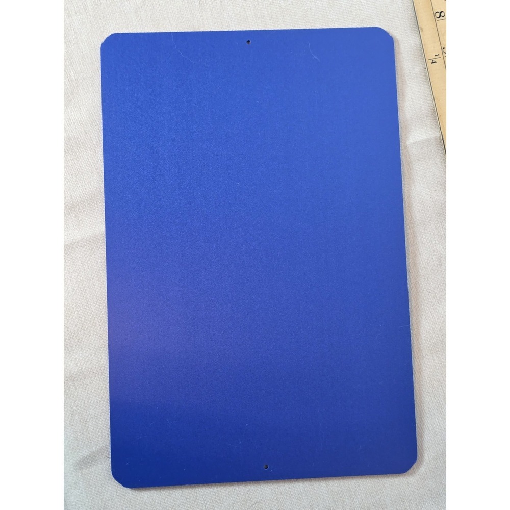 Quilter Parking Sign‎ Blue Quilter Parking Only All Others Will Be Basted & Tied - Picture 2 of 5